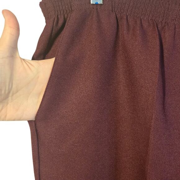 Alfred Dunner 18W Classic Burgundy Pull On Pants/Trousers [0400] - Picture 4 of 8